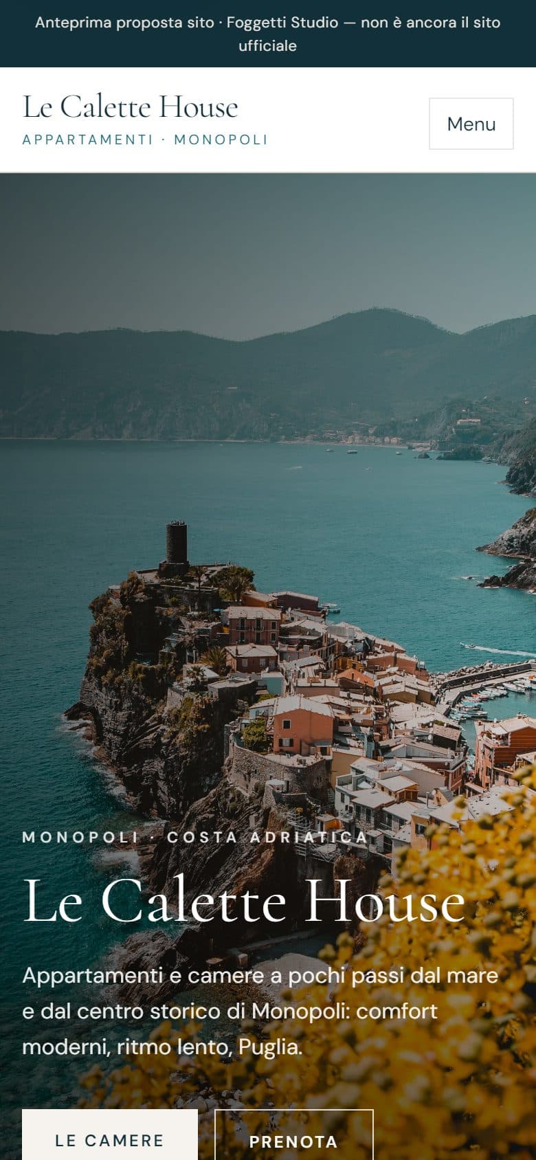 Anteprima homepage — Le Calette House