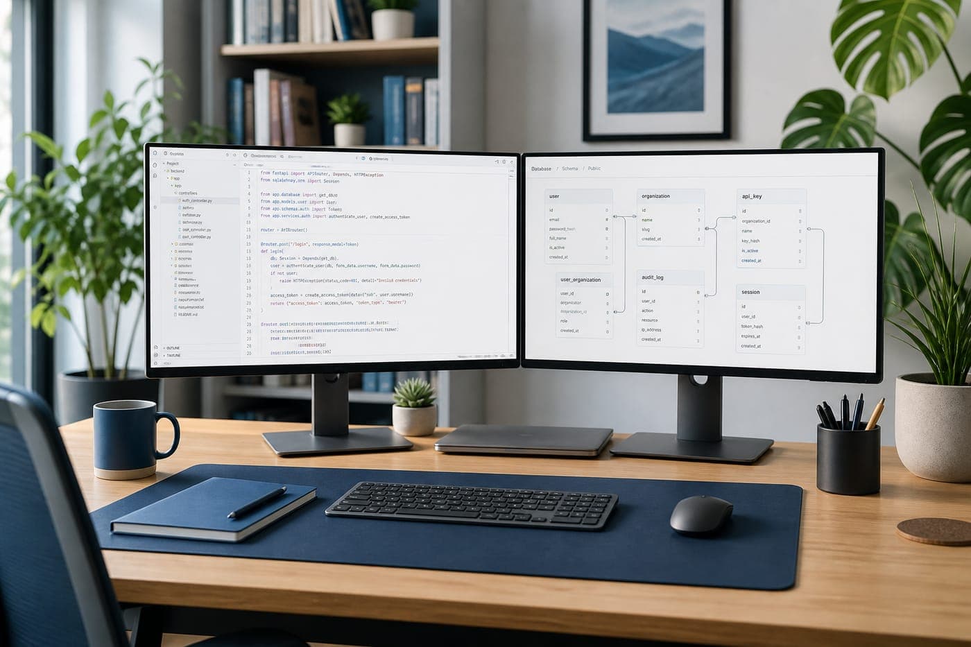Technical stack React, Python, Java, Docker, Oracle MySQL and Linux VPS